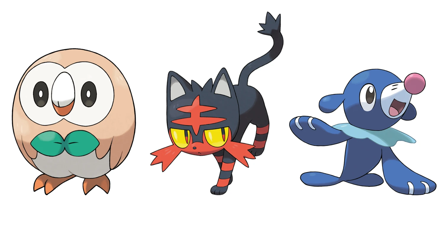 Alola Starters