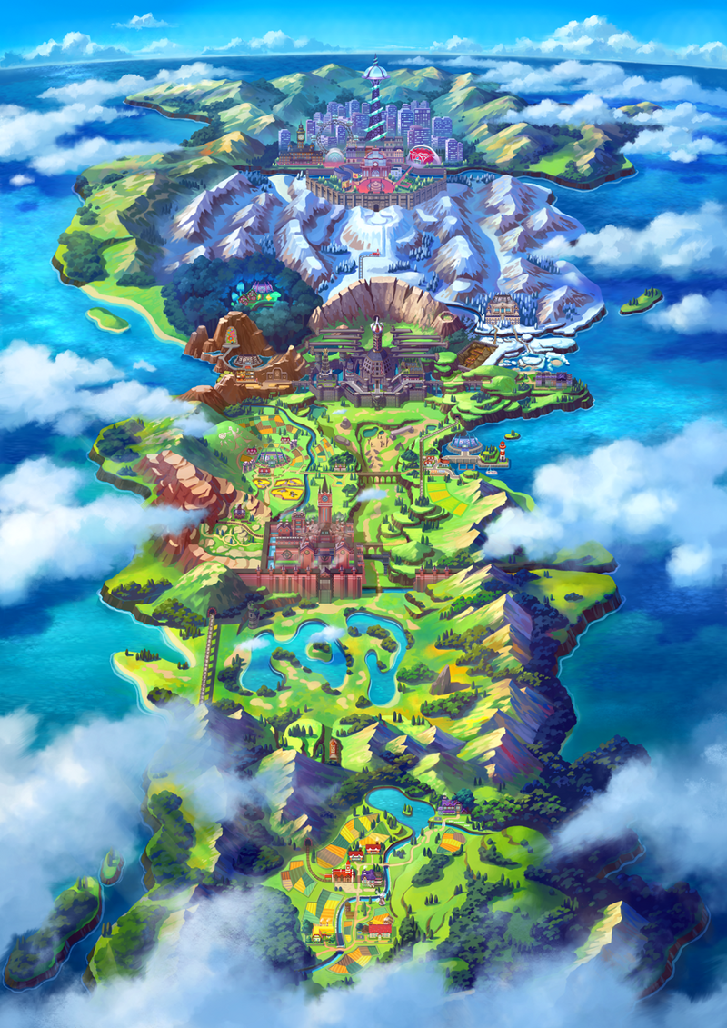 Galar Pokemon Region