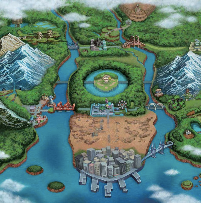 Unova Pokemon Region